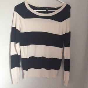 Black & White Pullover Sweater